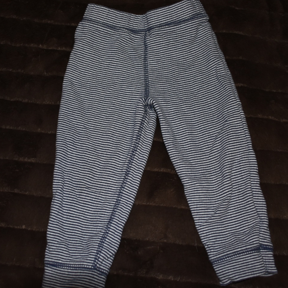 Carter's Blue and White Striped Pants